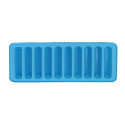 

10 Continuous Cylindrical Popsicle Baking Mold - Silicone Popsicle Mold - Food Grade BPA Free - Make Healthy Food for Your Kids