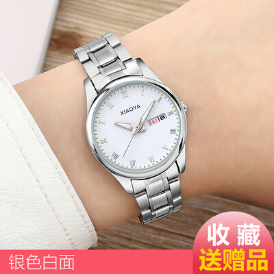 

Korean fashion watches female students Korean version of simple retro casual atmosphere mens watches lovers watches a pair