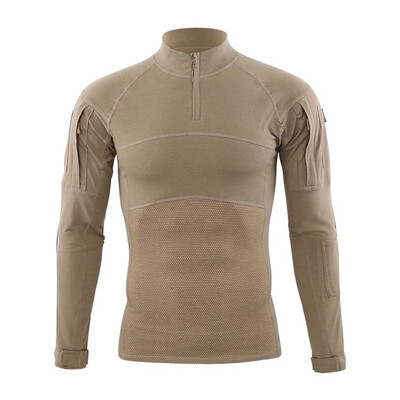 

Toponeto Men Muscle Tactical Long Sleeve Elastic Quick Dry Training T-shirts Tops Blouses