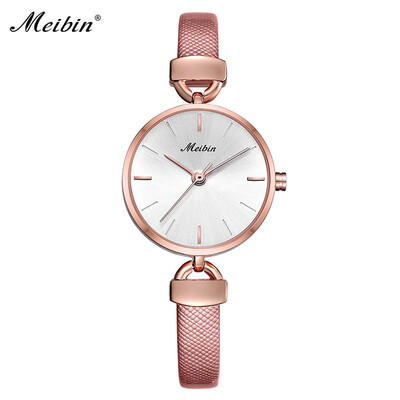 

MEIBIN Meibin 1071 watch female fashion quartz female watch Korean student ladies watch belt waterproof