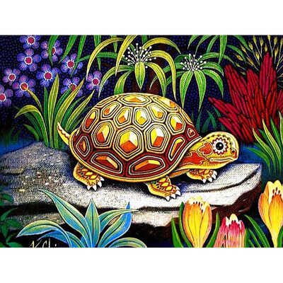 

diamond painting full square arrival animals pictures of rhinestones diamond mosaic sale tortoise hobby&handicraft