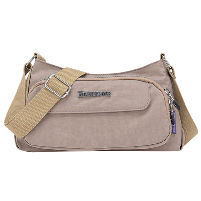 

Tailored Women Nylon Shoulder Bag Waterproof Elegant Daily Shopping Handbag