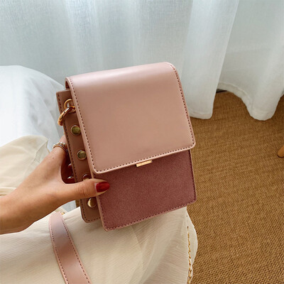 

On the new small bag 2019 new tide Korean style shoulder bag fashion Joker slung chain small square bag