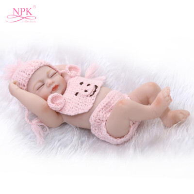 

10in Reborn Baby Rebirth Doll Kids Gift All Silica Gel Girl