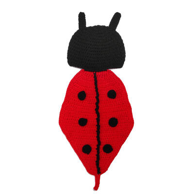 

Cute Baby Boys Girls Beetle Pattern Handmade Knitted Clothes Kid Photo Prop