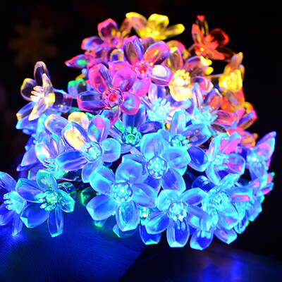 

Gobestart Solar Light String 50Led Peach Light String Solar Garden Light Led Outdoor Light