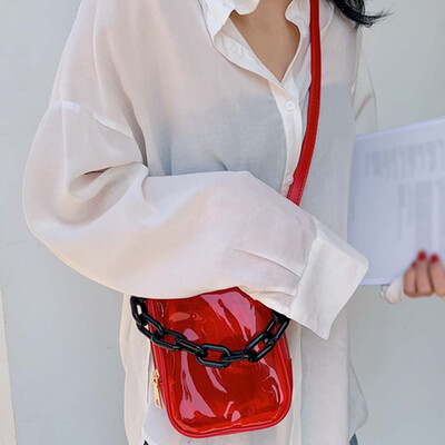 

Tailored Womens Fashion Transparent Shoulder Bag Casual Handbag Portable Purse