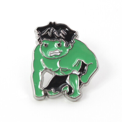

Super hero Pose Metal Enamel Pin 1 pack