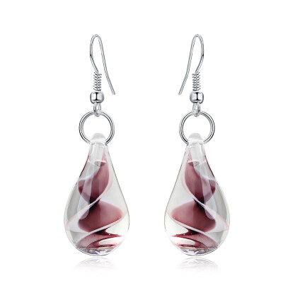 

Ethnic Style Charm Jewelry Coloured Glaze Water Droplets Drop Earrings