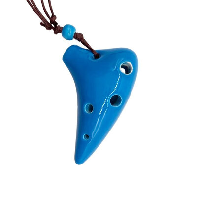 

6 Holes Ceramic Ocarina Alto C Submarine Style Musical Instrument with Lanyard Music Score For Music Lover&Beginner