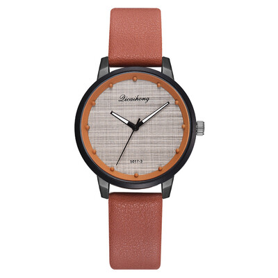 

Fashion trend ladies watch temperament PU belt fashion quartz performance goods