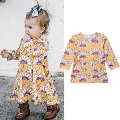 

Fashion Toddler Kids Baby Girls Gown Party Princess Pageant Tulle Floral Dresses