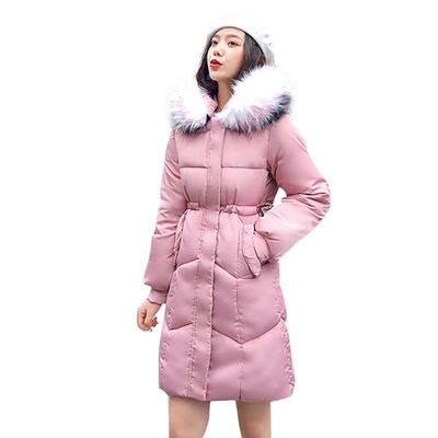 

Toponeto Women Winter Warm Coat Hooded Thick Warm Loose Jacket Long Overcoat