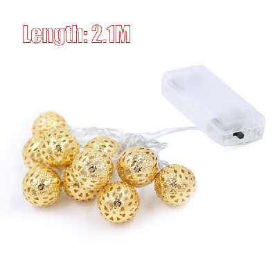 

Decorative String Lights 20 LED Metal Ball Light for Christmas Holiday Party Home Garden Decoration