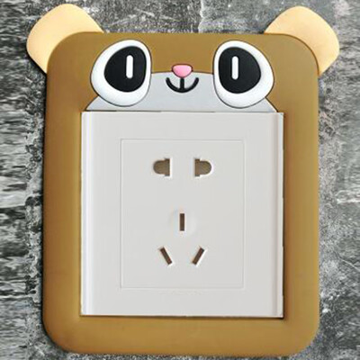 

Cute Cartoon 3D Animal Fluorescent Wall Silicone On-off Switch Stickers Kids