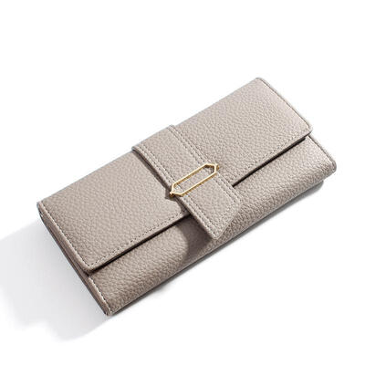 

Long Solid New Womens Wallet Large-capacity Mobile Phone Coin Purse Clutch Card Holder Ladies PU Leather Wallet