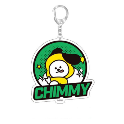 

HOT Kpop BTS Cartoon Car Key Chain TATA COOKY SHOOKY Pendant Key Chain