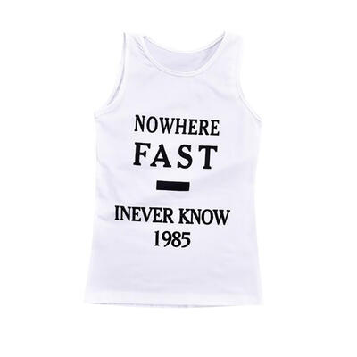 

Girls Dress Summer Baby Girls Letter Pattern Casual Cotton Sleeveless Vest Dress Kids Toddler Princess Sundress