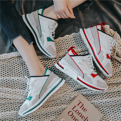 

Yi Dian color sports wind casual shoes womens early autumn models light thick sole shoes ins
