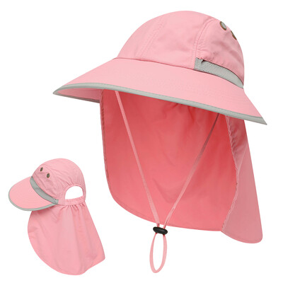 

Sun Hat UV Protection Summer Cap Wide Brim For Camping Fishing Hiking Safari Mountaineering