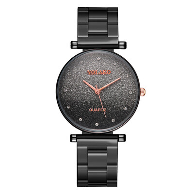 

Women Watches Gradient Frosting Dial Ladies Quartz Wristwatch Business Alloy Strap Casual Clock Dress Gift Relogio Feminino