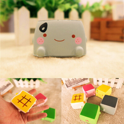 

Tailored Adorable Simulated tofu Super Slow Rising Kids Toy Stress Reliever Toy Gift GN
