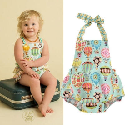 

Summer Newborn Baby Girl Clothes Sleeveless Romper Jumpsuit Cotton Outfits