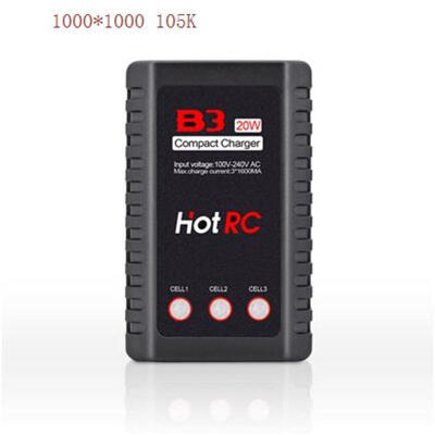 

1Pcs HOTRC Imax B3 20W 2S 3S LiPo Battery Compact Balance Charger for RC Car Boat