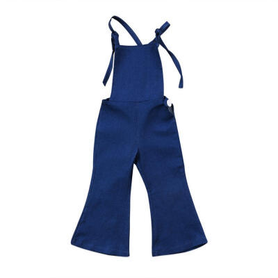 

Toddler Baby Kids Girls Denim Strap Bib Pants Romper Jumpsuit Playsuit Outfit Clothes