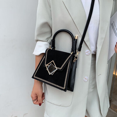 

Summer new texture bag female 2019 new wave Korean fashion casual mobile wild single shoulder slung small square bag