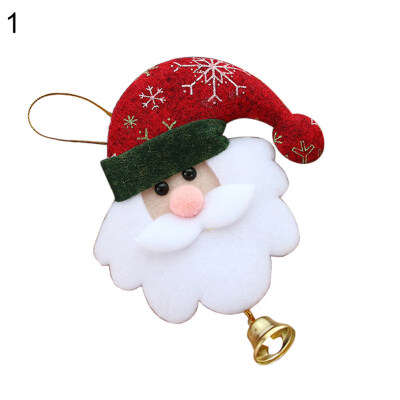 

Christmas Tree Santa Snowman Elk Bear Ornament Hanging Pendant Bell Decoration