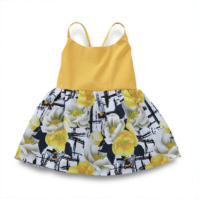 

Toddler Newborn Baby Girl Kids Short Mini Casual Dress Infant Summer Sundress