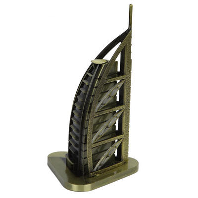 

Greensen Novelty Metal Burj Al Arab Model Home Office Decor Ornaments Handcrafted Collections