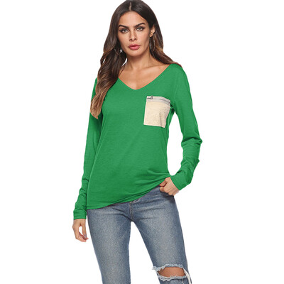 

Zip Breast Pocket Long Sleeve T-shirt