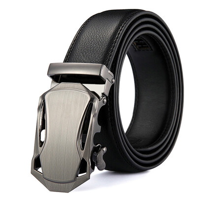 

New Mens Alloy Buckle Belts Leather Automatic Buckle Male Business Belts Casual Fashion Man Brand Belts