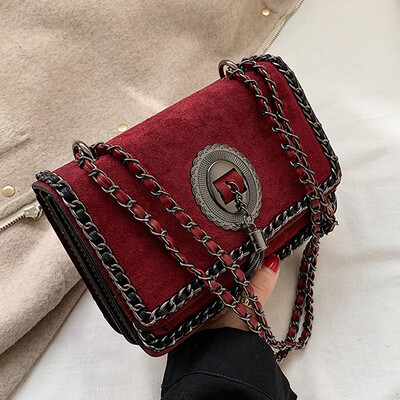 

New bag new bag new style new autumn Korean fashion chain small square single-shoulder bag