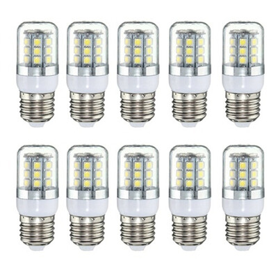 

10PCS YWXLight E27 3W 27-LED SMD 5050 LED Pure House Corn Bulb AC 220-240V