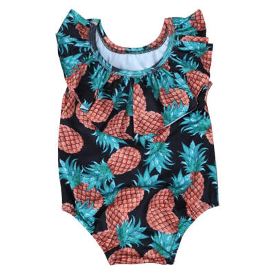 

Baby Girls Print One-Piece Swimwear Summer Sleeveless Beach Wear Swimsuit