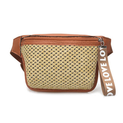 

Straw Woven Shoulder Women Waist Fanny Packs Small Crossbody Chest Bags