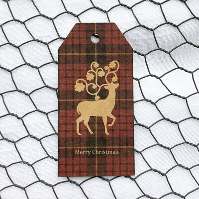 

50Pcs Craft Paper Hang Tags Christmas Gift Tags Christmas Tree Hanging Party Favor Label Tags Xmas Gift Cards