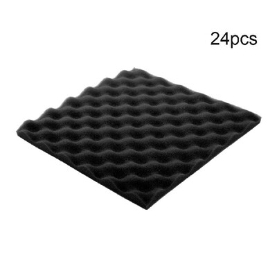 

Recording Studio Soundproof Wedge Foam Video Room Sound Noise Insulation Sponge Wall Deadening