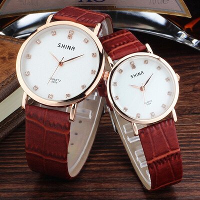 

Michael retro couple watch business casual mens watch steel belt waterproof female watch