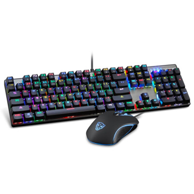 

Motospeed CK888 NKRO RGB Backlight Mechanical Keyboard Mouse Combination