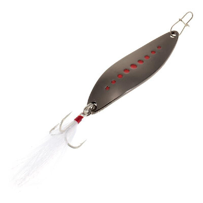 

YAPADA 5g-20g Zinc Alloy Spoon Fishing Lure Hard Bait Noise Sequin Paillette with Feather