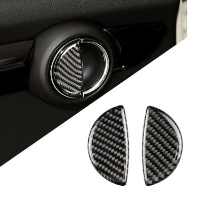 

2Pcs Carbon Fiber Car Door Handle Cover Trim For BMW Mini Cooper R55 R56 R60