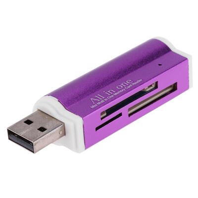 

USB20 4 in 1 Multi Memory Card Reader for SDSDHCMini SDMMCTF CardMS