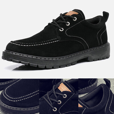 

Mens Casual Low Boots High-top Shoes Outdoor Walking Fashion Lace Up Shoe Boot