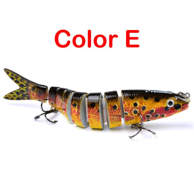 

VISSEN 1PCS 1328cm 19g Fake Lures Artificial Multi-section Fishes Fishing Bait Flexible Baiting Lure Fishing Trolling Wobblers