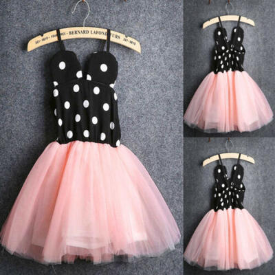 

2019 Baby Girls Dress Cute Minnie Mouse Dresses Kids Toddler Skirt Tutu Dress
