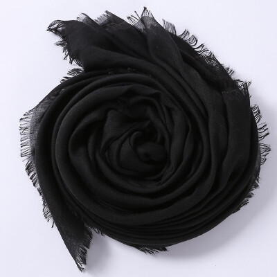 

Korean version of the wild color super spring&summer sunscreen cotton&linen scarf literary national wind womens winter shawl Korean silk scarf